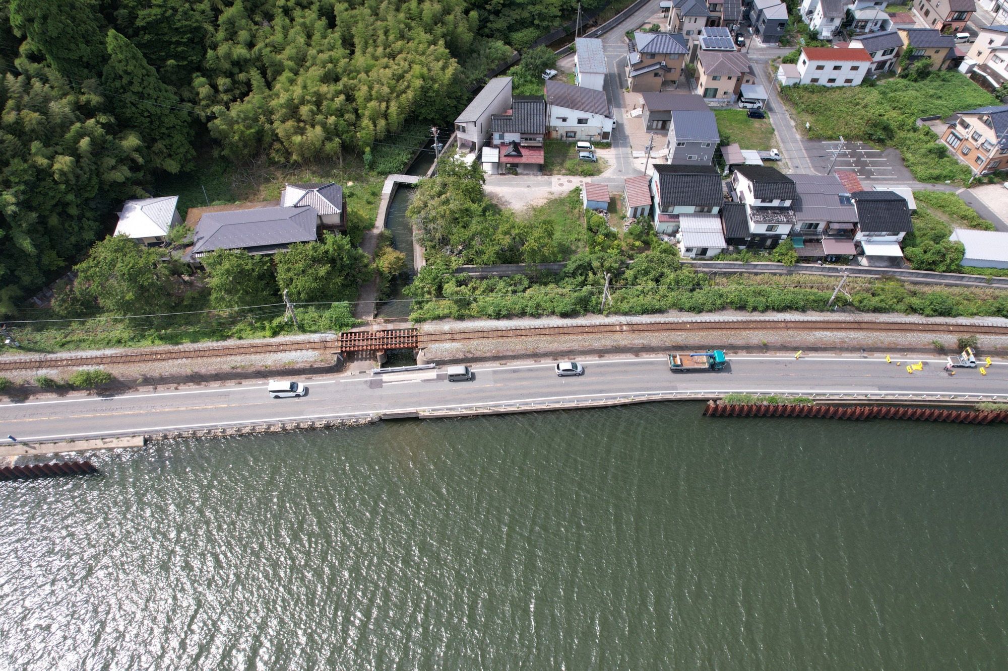 9月11日【Ｒ７円山川今津地区上流部護岸他工事（8月の施工状況）と受注工事のお知らせ】