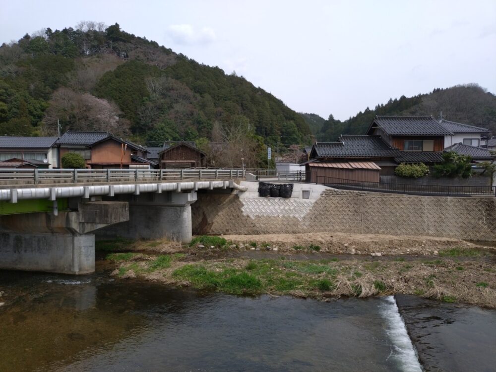 国道９号梁瀬橋側道橋下部工事